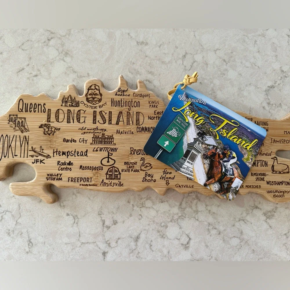 “Long Island” Totally Bamboo Laser-Etched Serving/Cutting Board NWT - Picture 5 of 6